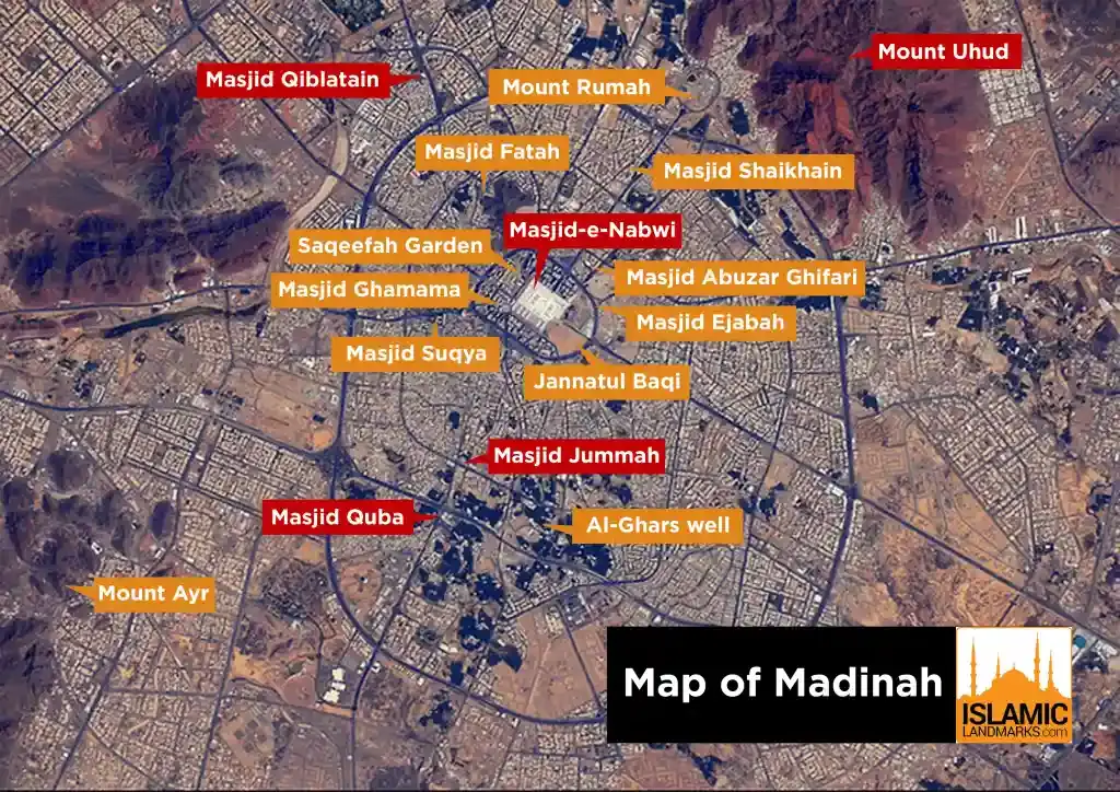 Transportation for Ziyarat journeys in Saudi Arabia